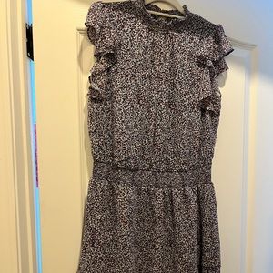 Blue and Purple Pattern Dress